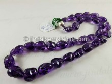 Amethyst Smooth Irregular Nugget Beads